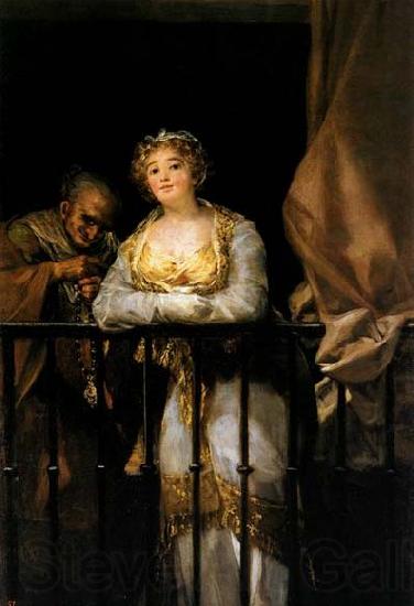Francisco de goya y Lucientes Maja and Celestina France oil painting art
